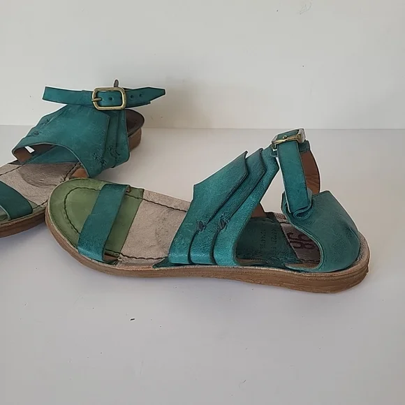 AS 98 Women's Leather Sandals Boho Style Size 38 - Picture 2 of 11